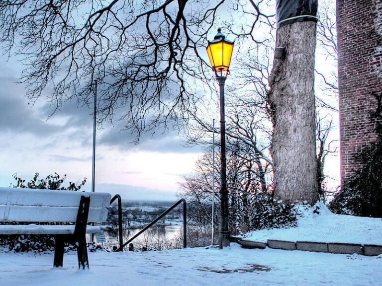 Winter am Schloss in Lauenburg/Elbe