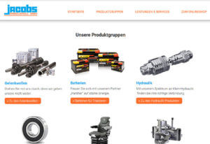 Screenshot Referenz Jacobs Fahrzeugteile